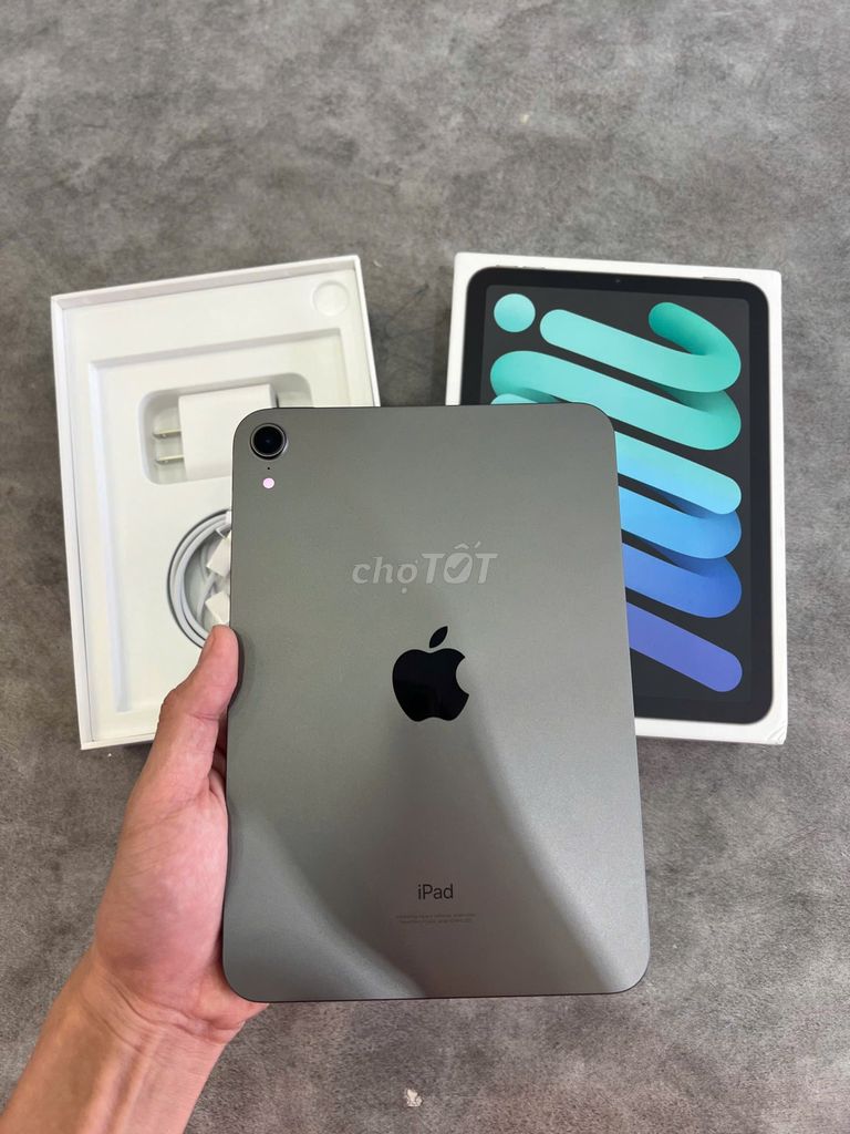 IPAD MINI 6 64GB WIFI SIÊU LƯỚT 4L SẠC - TRẢ GÓP