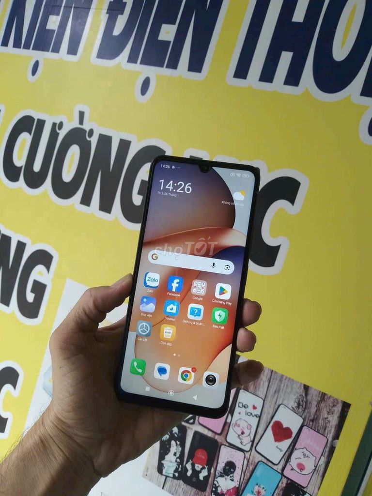 Xiaomi Redmi 14R 5G  Đen. Mua bán Điện thoại tại Thành phố Thuận An Bình Dương được đăng bởi Táo Vàng  hình 1