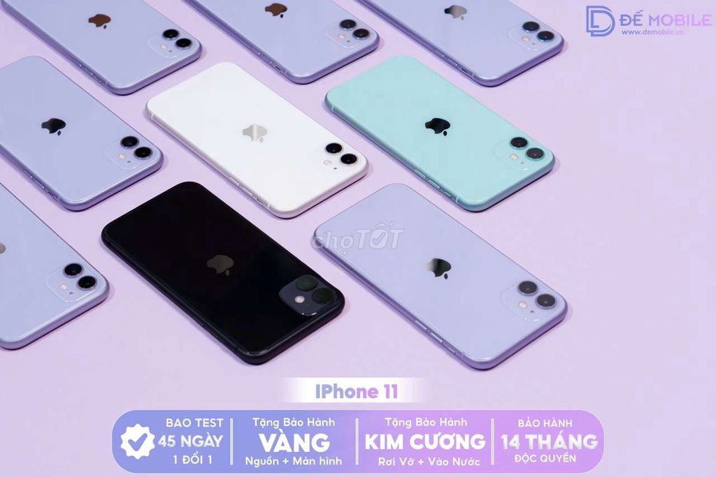 IPHONE 11 64 - 128 Q.tế Fullbox cực Chất tặng BHV