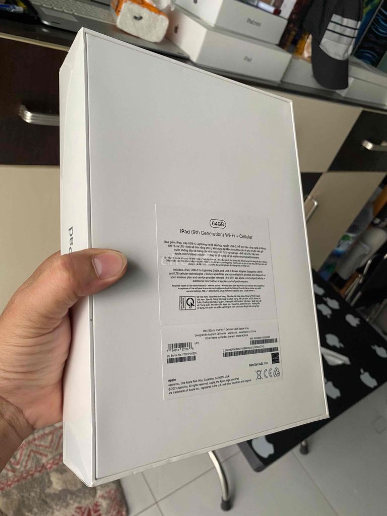 iPad Gen 9 wifi 5G 64gb newseal Việt Nam!