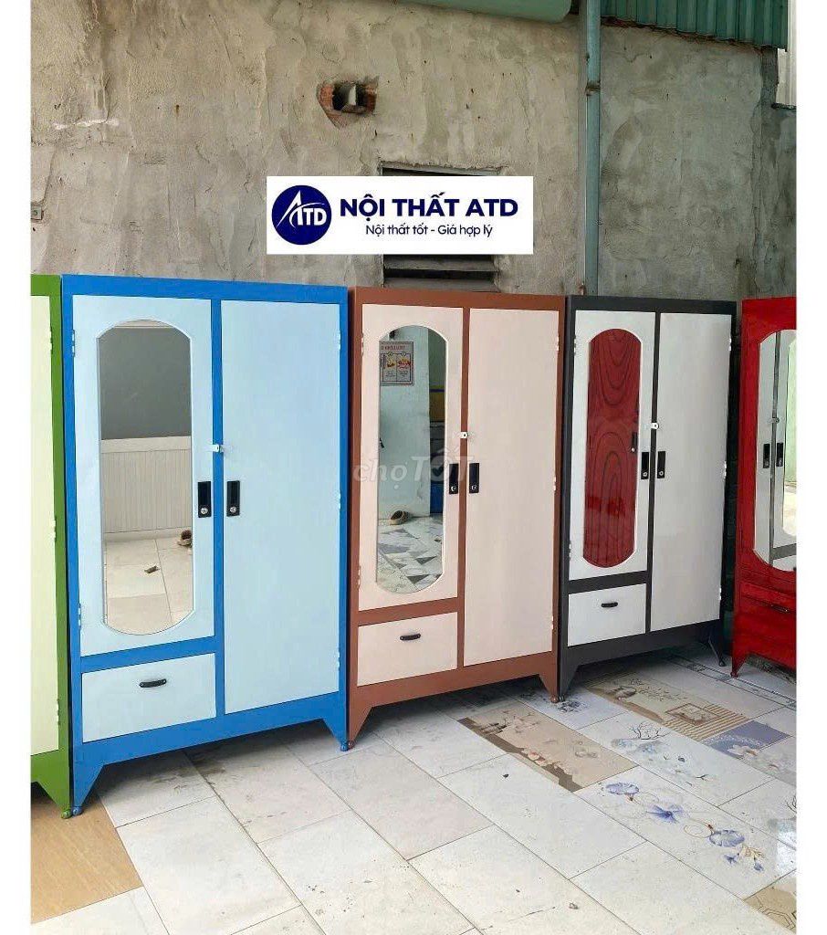 TỦ QUẦN ÁO – TỦ QUẦN ÁO SẮT. Mua bán Tủ, kệ gia đình tại Quận 11 Tp Hồ Chí Minh được đăng bởi Tổng Kho Nội Thất Sài Gòn hình 1
