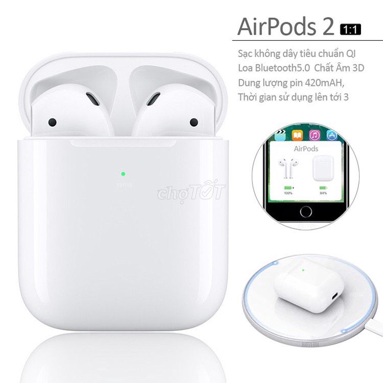 0903780209 - Tai nghe Bluetooth không dây phiên bản Airpods 2