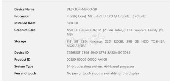 HP 15 Notebook - VGA rời NVIDIA 820M. Mua bán Laptop tại Thị xã Phú Mỹ Bà Rịa - Vũng Tàu được đăng bởi Truyện Ma Không Đáng Sợ (Ghost) hình 1