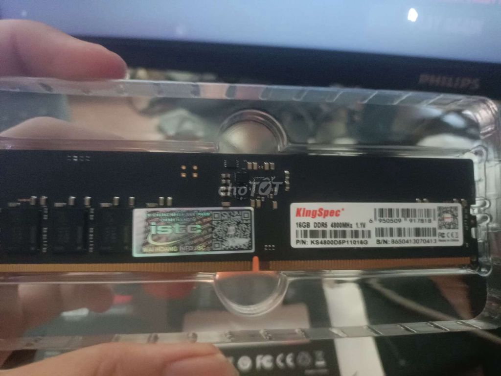 RAM KingSpec DDR5 16GB 5200MHz Có Ship Cod. Mua bán Linh kiện (RAM, Card...) tại Thành phố Kon Tum Kon Tum được đăng bởi Hai trieu hình 1
