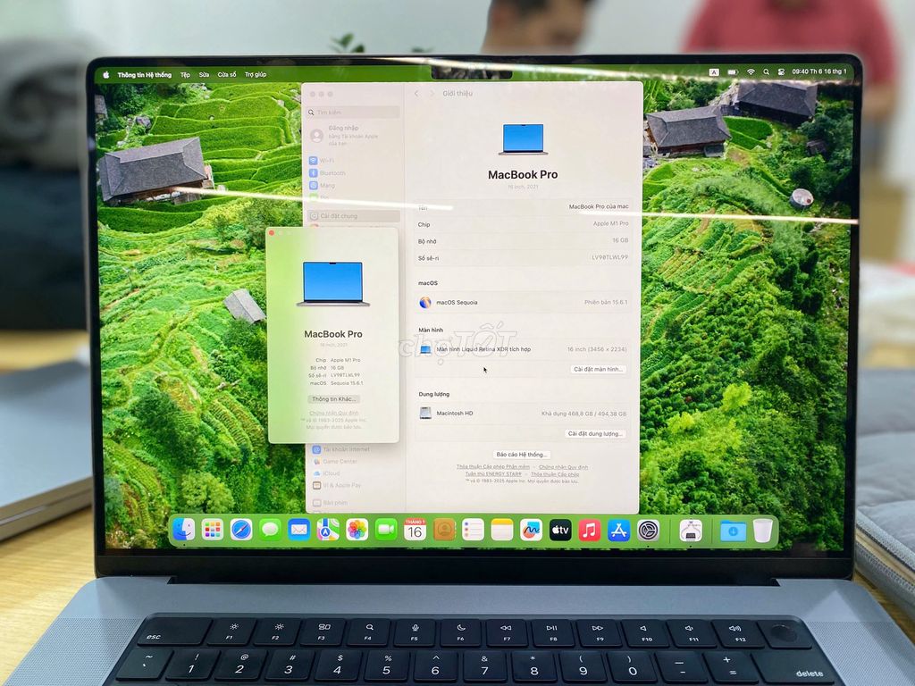 MacBook Pro 16inch 2021 Chip M1 Pro. Mua bán Laptop tại Quận 10 Tp Hồ Chí Minh được đăng bởi Lapvn hình 1