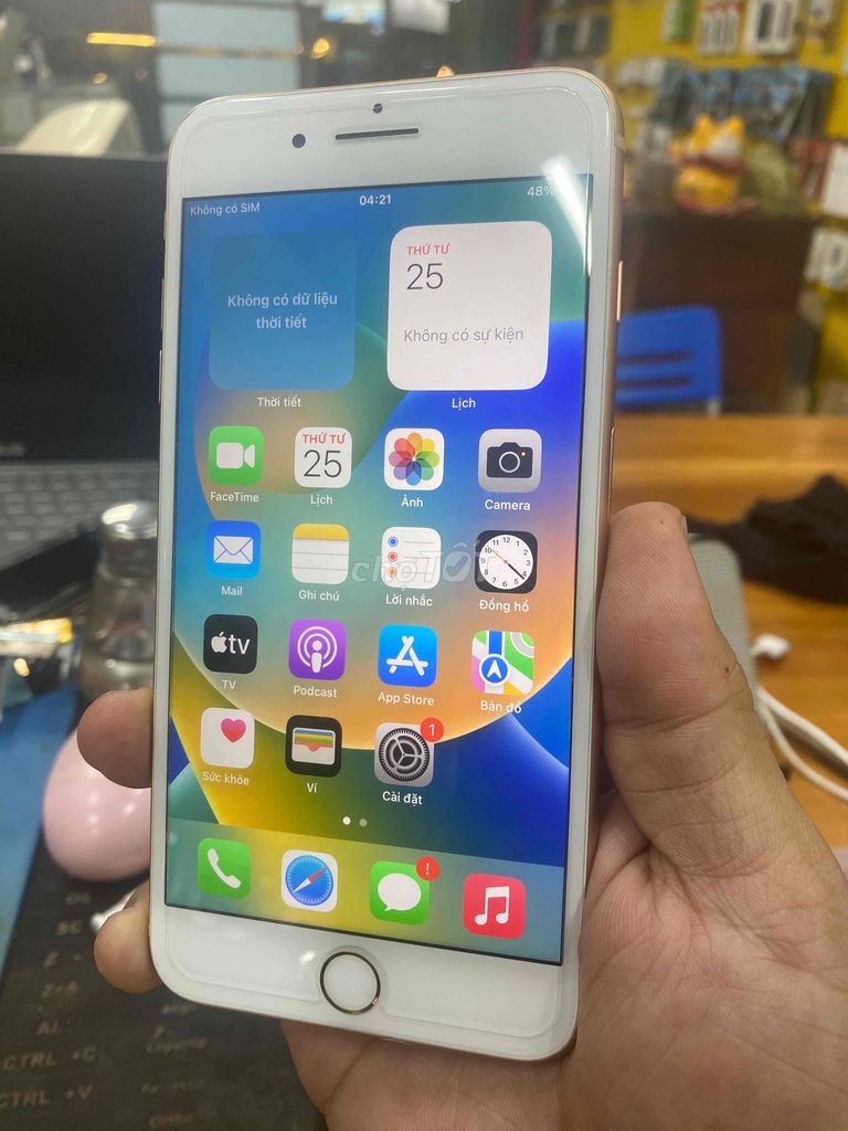 Iphone 8 plus/vàng hồng 256g