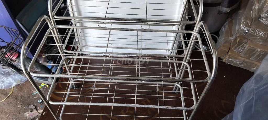 Kệ giày dép Kim loại Bạc Mới. Mua bán Tủ, kệ gia đình tại Quận Sơn Trà Đà Nẵng được đăng bởi tôm tít tồ hình 1