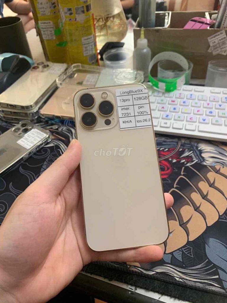 iPhone 13 Pro Vàng 128GB - Bản Quốc Tế. Mua bán Điện thoại tại Quận Cầu Giấy Hà Nội được đăng bởi Long blue 9x hình 1