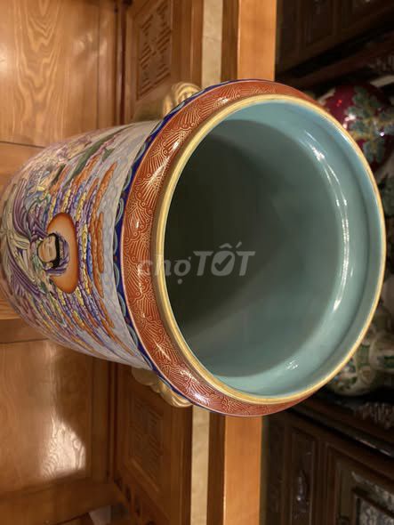 Lộc bình gốm sứ nhiều màu 59cm. Mua bán Đồ sưu tầm, đồ cổ tại Thành phố Hưng Yên Hưng Yên được đăng bởi Gốm sứ tuyển chọn AThắng hình 1