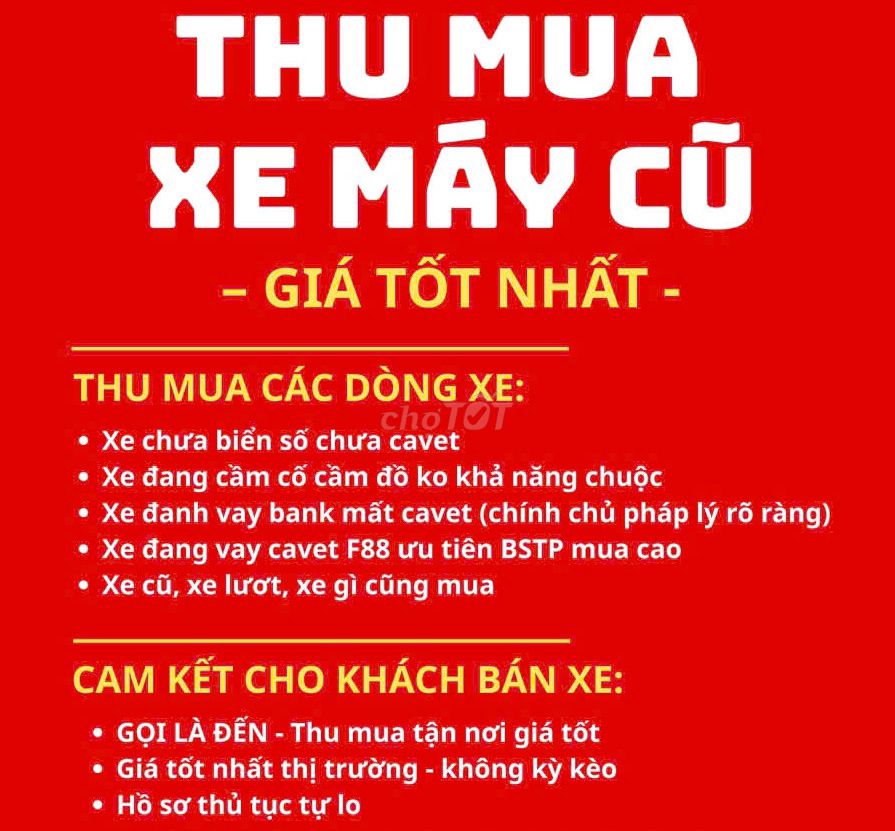 EM MUA XE MÁY CŨ 24/14, XE NÀO CŨNG MUA, TẬN NHÀ. Mua bán Xe máy tại Thành phố Thủ Đức Tp Hồ Chí Minh được đăng bởi MUAXEMÁYCŨ hình 1