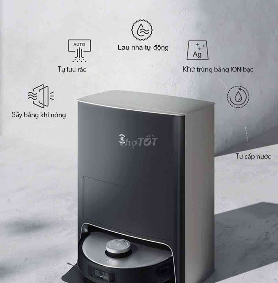 ROBOT HÚT BỤI, LAU SÀN ECOVACS TỰ ĐỘNG