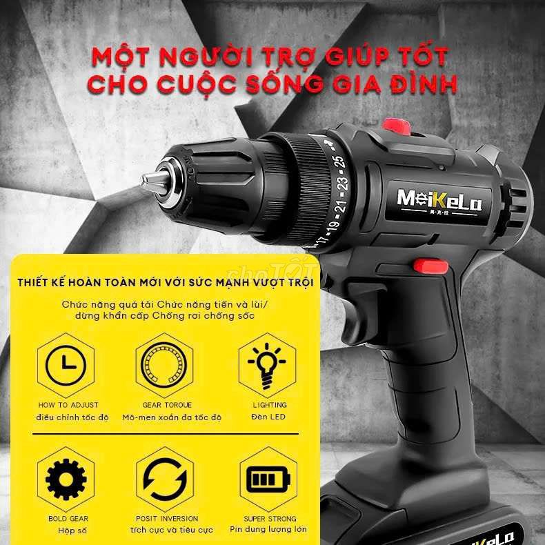 Máy khoan pin đa chức năng Cao cấp 36VF. Mua bán Đồ chuyên dụng, Giống nuôi trồng tại Quận Bình Thuỷ Cần Thơ được đăng bởi Trần Ngọc Giám hình 1