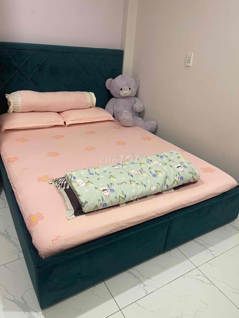 Giường ngủ 1m6 đã sử dụng ( tặng nệm và ga). Mua bán Giường, chăn ga gối nệm tại Thành phố Thủ Đức Tp Hồ Chí Minh được đăng bởi Trong hình 1