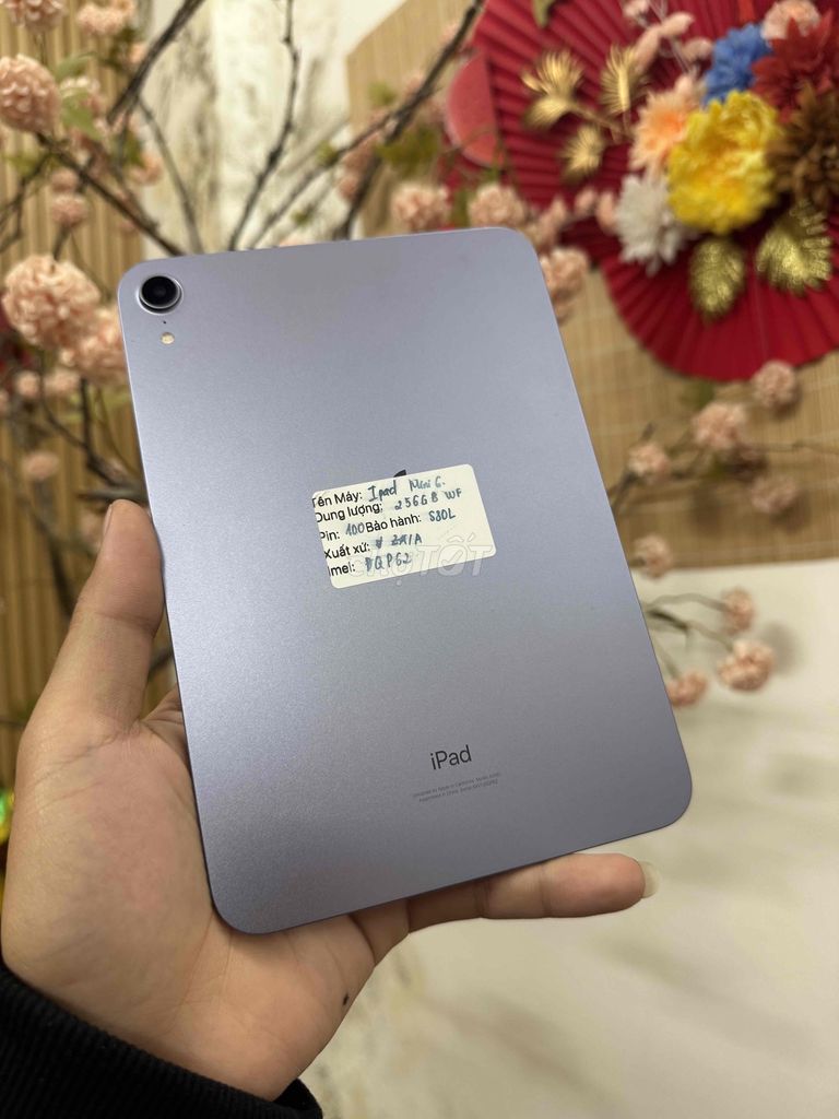 Apple iPad Mini 6 256GB Tím. Mua bán Máy tính bảng tại Quận Đống Đa Hà Nội được đăng bởi Nguyễn Đức  hình 1