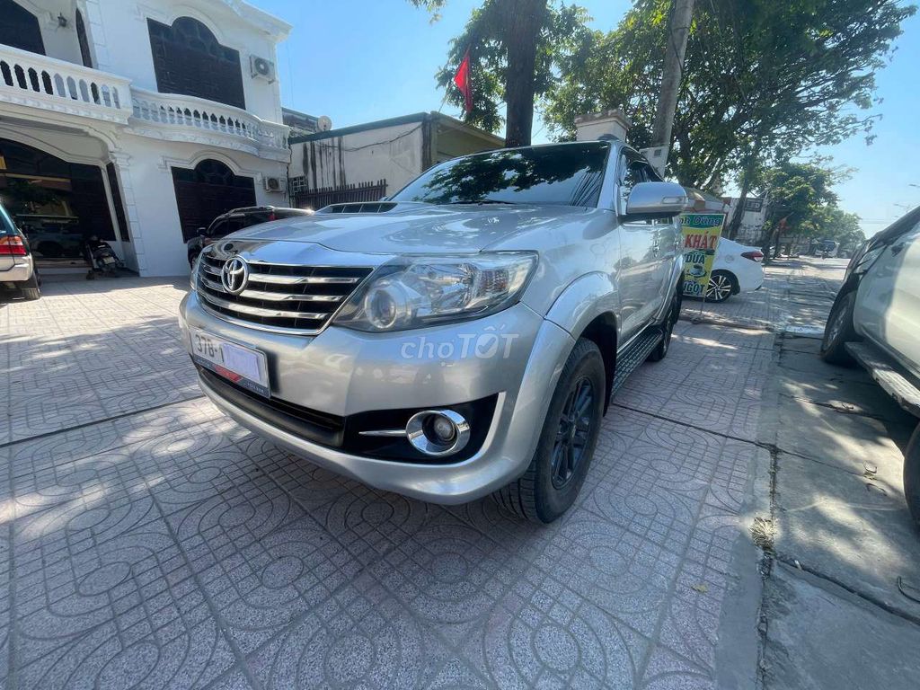 Toyota Fortuner 2015 số sàn .ko kinh doanh dịch vụ. Mua bán Ô tô tại Thị xã Hoàng Mai Nghệ An được đăng bởi Nguyễn cảnh luận hình 1