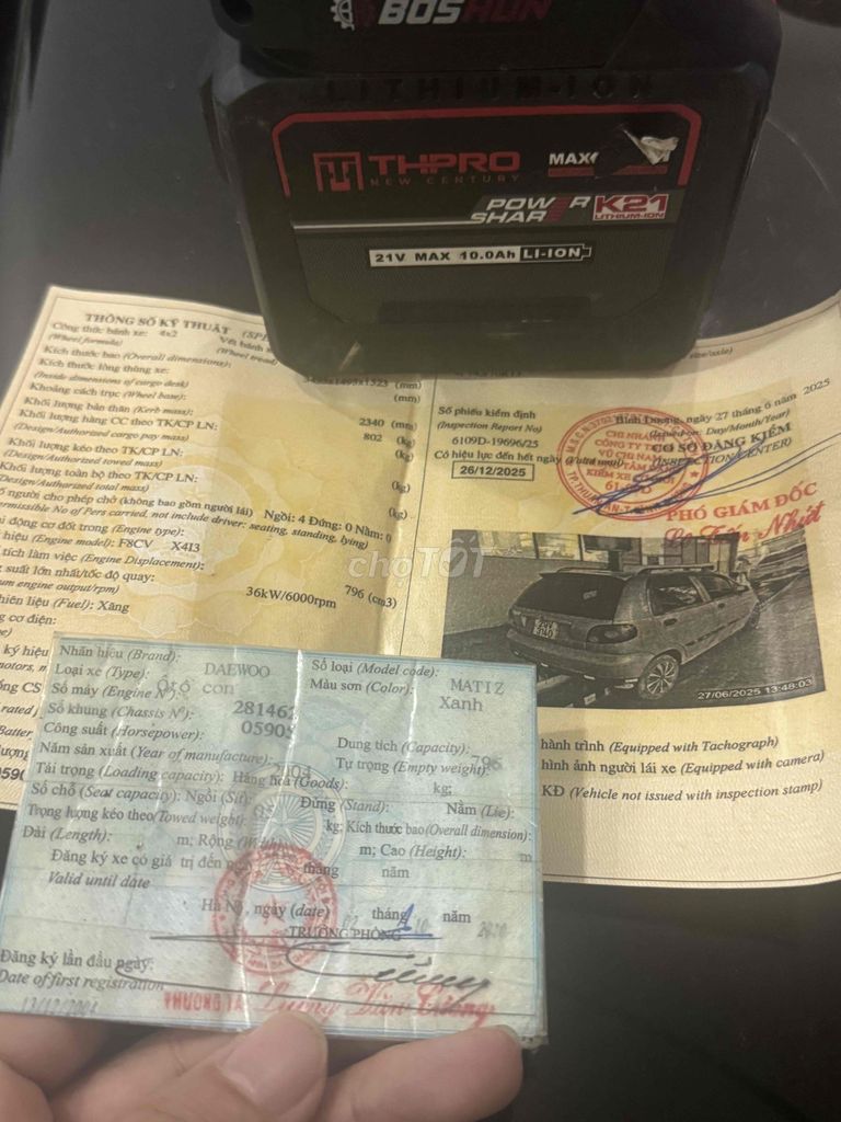 Chevrolet Matiz 2004 - 300000 km. Mua bán Ô tô tại Thành phố Thủ Dầu Một Bình Dương được đăng bởi Cô Tấm hình 7