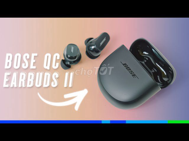Tai nghe Bose QC Earbuds II Đen. Mua bán Tivi, Âm thanh tại Quận 7 Tp Hồ Chí Minh được đăng bởi Anh Văn hình 1