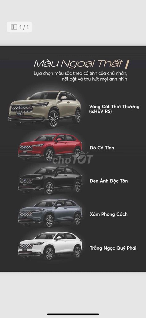 Honda HRV RS, KM: 50% Thuế trước bạ, BH, phụ kiện. Mua bán Ô tô tại Quận 7 Tp Hồ Chí Minh được đăng bởi Honda Ôtô Quận 7 hình 6