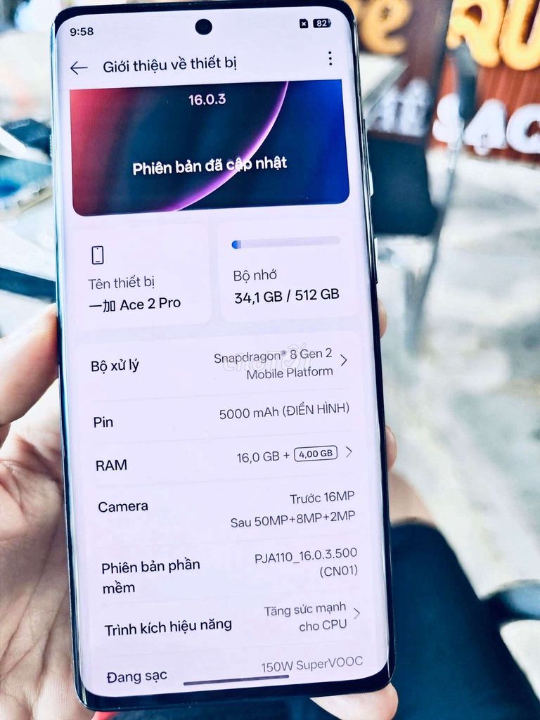 OnePlus Ace 2 Pro 16GB/512GB. Mua bán Điện thoại tại Thị xã Bến Cát Bình Dương được đăng bởi Bình Minh hình 1