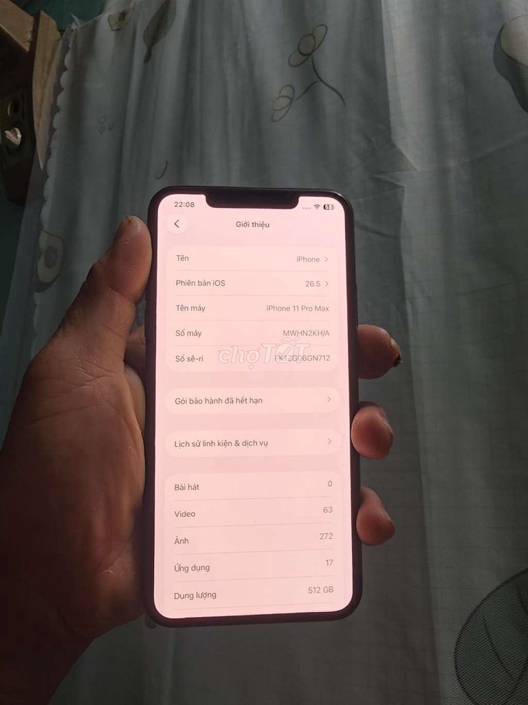 iPhone 11 Pro Max 512 QT mai zin net pin 100 gl. Mua bán Điện thoại tại Huyện Cao Lãnh Đồng Tháp được đăng bởi minh dt zin 66 hình 1