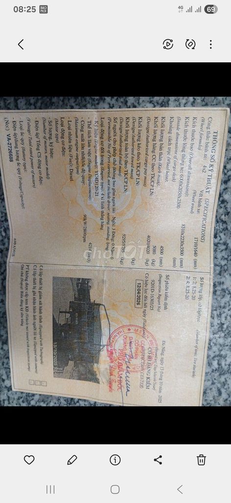 Thaco foton đ2009,tải 4,3t,máy yuchai rin,thùng 6m. Mua bán Xe tải, xe ben tại Thành phố Cao Lãnh Đồng Tháp được đăng bởi Nguyễn Văn Lê hình 10