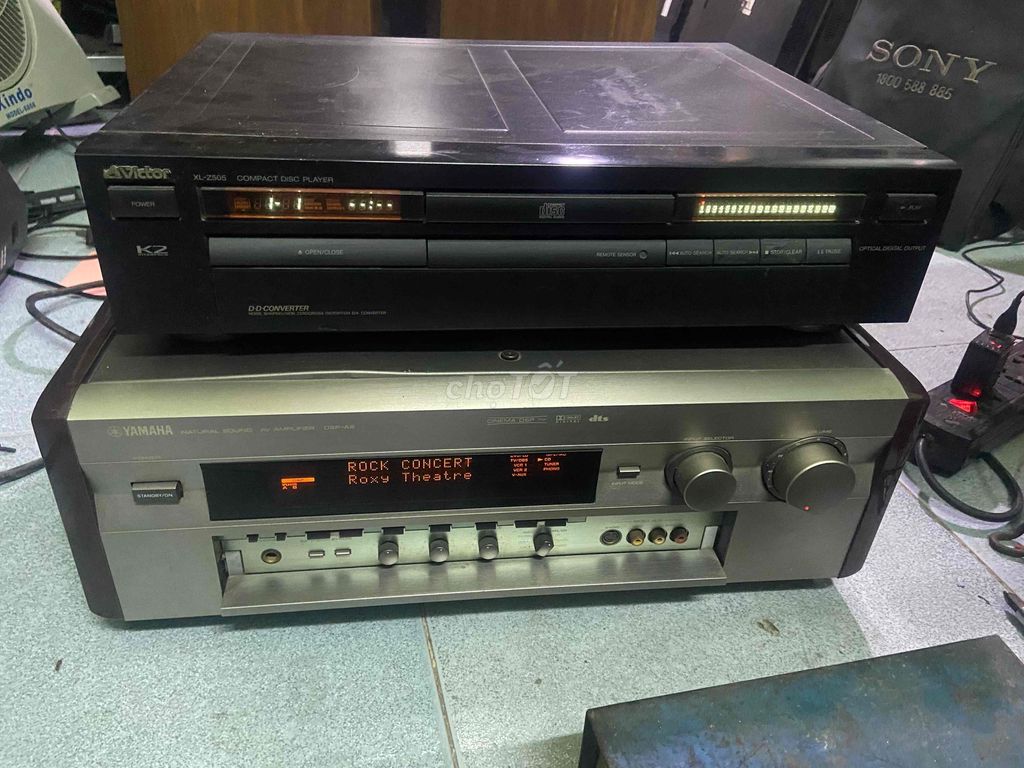 Đầu đĩa CD Victor Z505 Đen và âm ly yamaha DSP S2. Mua bán Tivi, Âm thanh tại Quận 7 Tp Hồ Chí Minh được đăng bởi pham minh duong hình 1