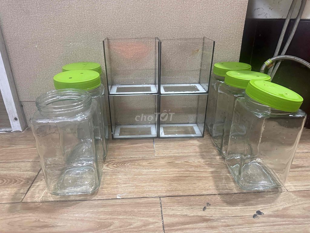 Hồ cá thủy tinh vuông. Mua bán Phụ kiện, Thức ăn, Dịch vụ tại Quận 8 Tp Hồ Chí Minh được đăng bởi Khánh Quận 8 hình 1