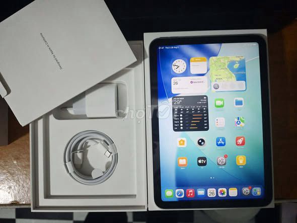 Apple iPad mini 7 128GB Bạc 98%. Mua bán Máy tính bảng tại Quận Ba Đình Hà Nội được đăng bởi Hội Đồ Điện Tử hình 1