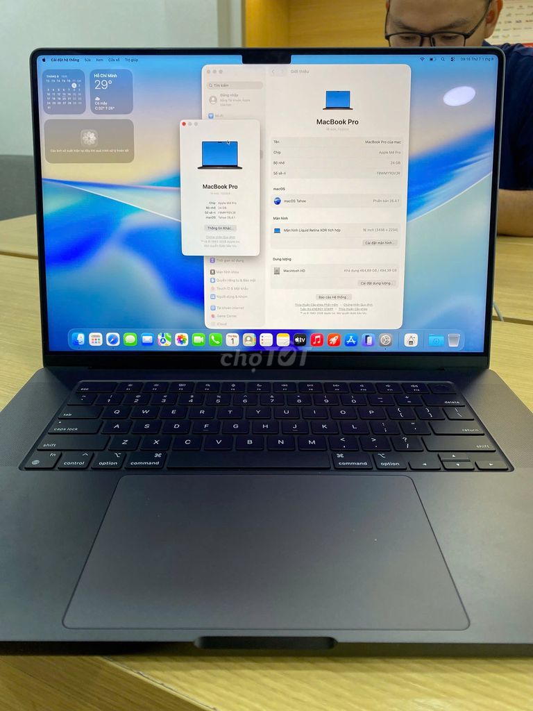 Pro 16inch Chip M4 Pro Ram 24Gb SSD 512Gb Fullbox. Mua bán Laptop tại Quận 10 Tp Hồ Chí Minh được đăng bởi Lapvn hình 1