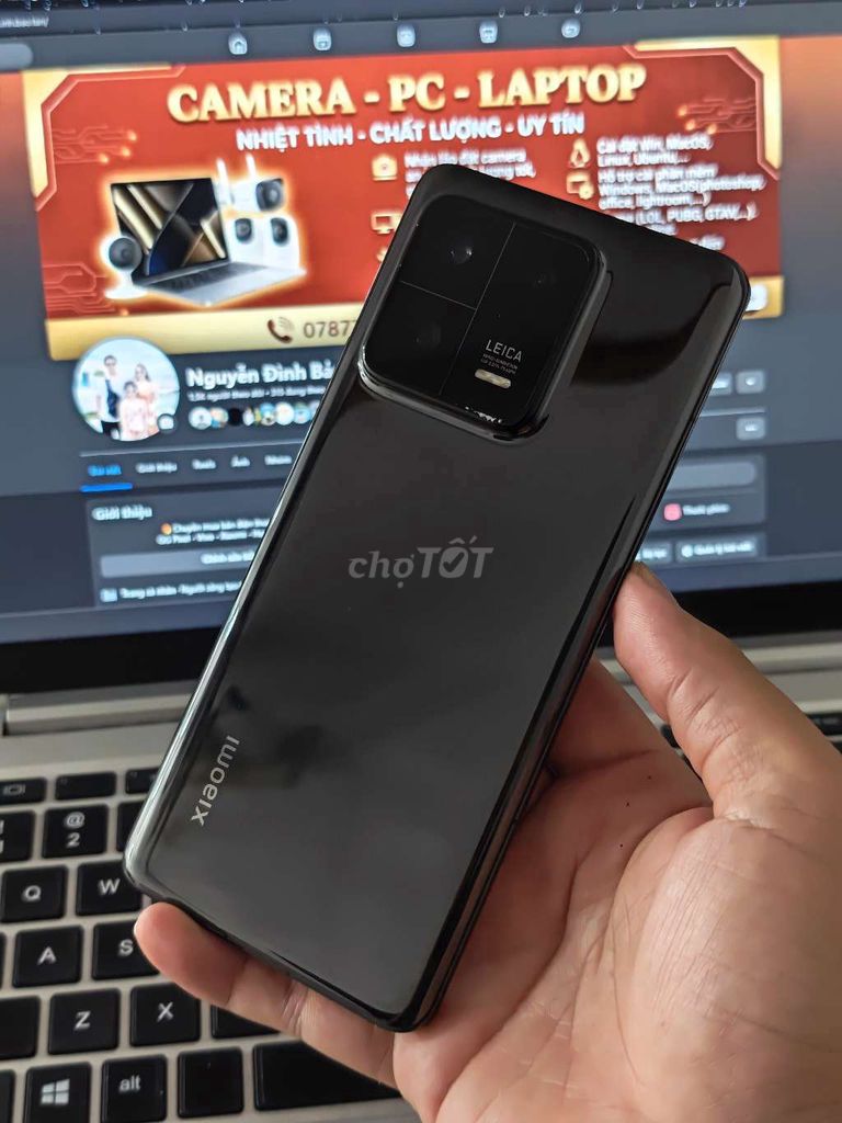 Xiaomi Mi 13 Pro Đen Màn sọc. Mua bán Điện thoại tại Thị xã Hương Thủy Thừa Thiên Huế được đăng bởi BT Store hình 1