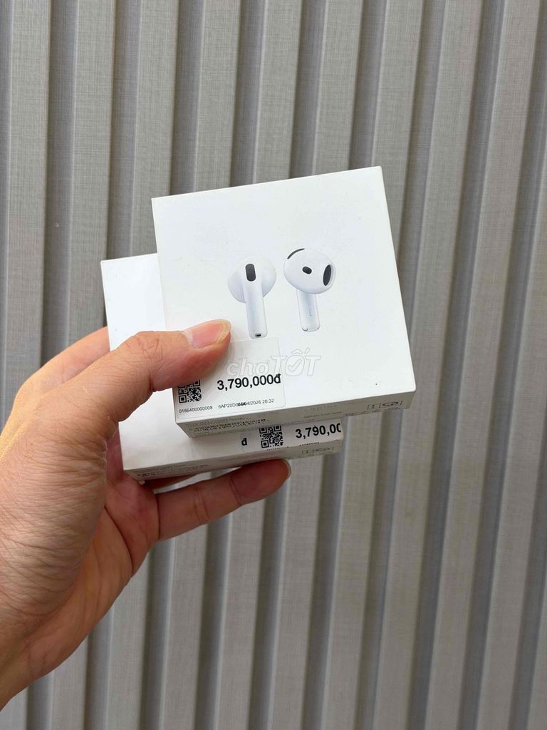 Tai nghe Apple AirPods 4 mới. Mua bán Tivi, Âm thanh tại Quận Ninh Kiều Cần Thơ được đăng bởi Quý Mobile Cần thơ hình 1