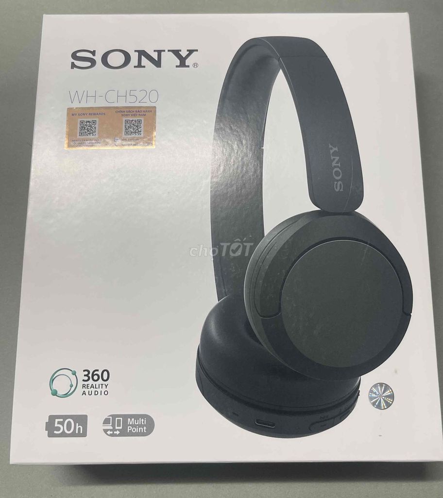 Tai nghe chụp tai Sony WH-CH520 Đen. Mua bán Tivi, Âm thanh tại Quận 10 Tp Hồ Chí Minh được đăng bởi Văn Hưng hình 1