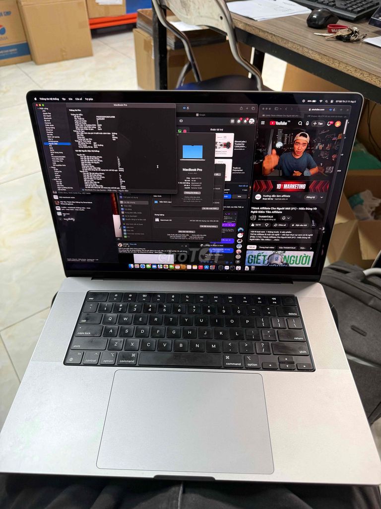 Macbook Pro 16 inch M1 Pro 16/512 máy sạch us. Mua bán Laptop tại Quận Gò Vấp Tp Hồ Chí Minh được đăng bởi Sơn Trần hình 1
