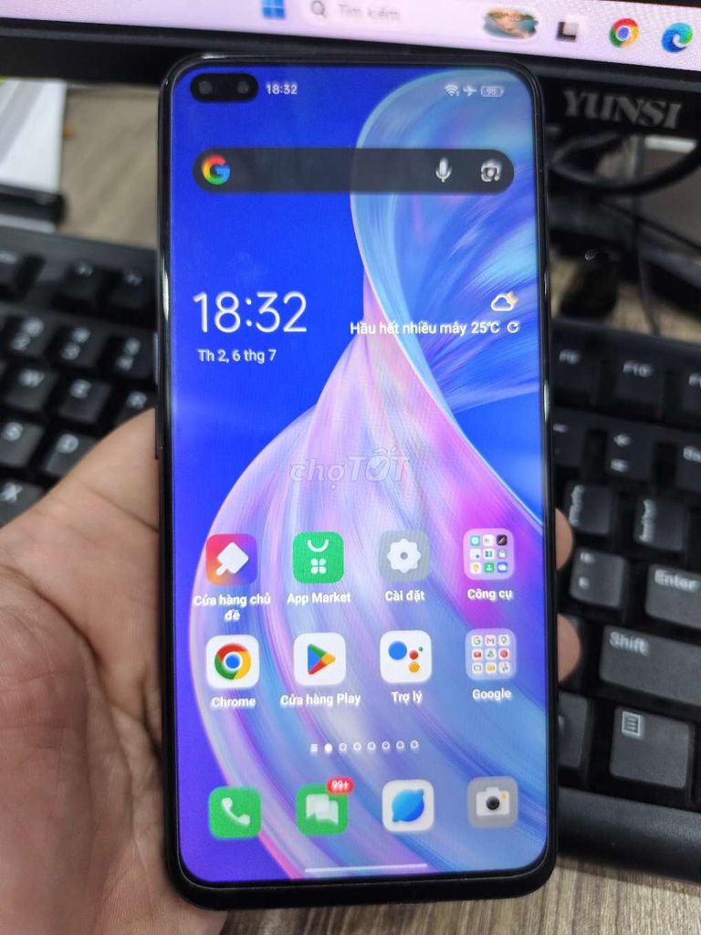 Oppo Reno 4Z 5G 12GB 256GB Xanh. Mua bán Điện thoại tại Quận Gò Vấp Tp Hồ Chí Minh được đăng bởi Tô Tấn Thông hình 1