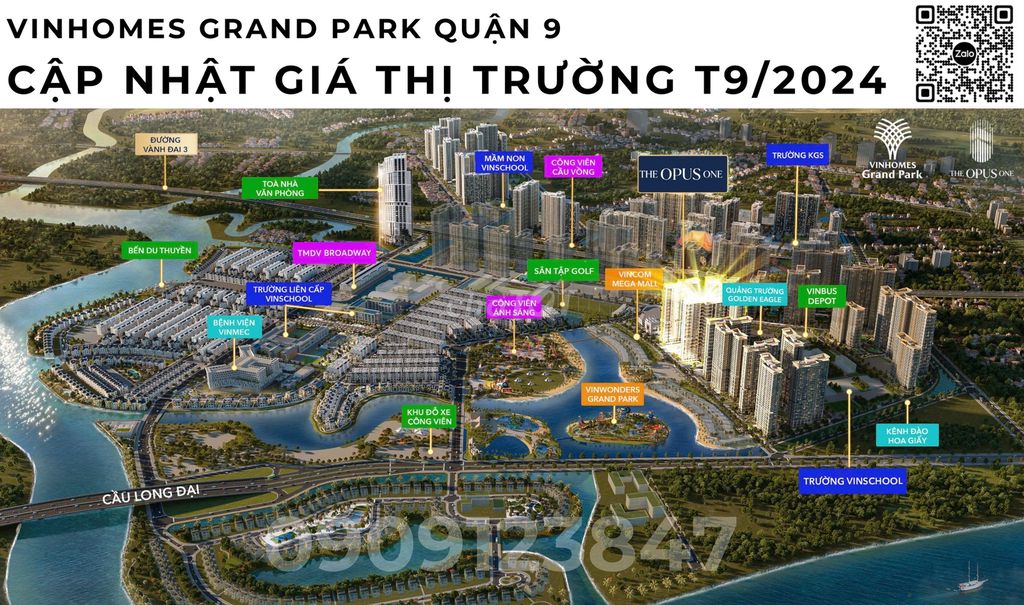 Cập Nhật Giá Thị Trường T9/2024 Vinhomes Grand Park Q9