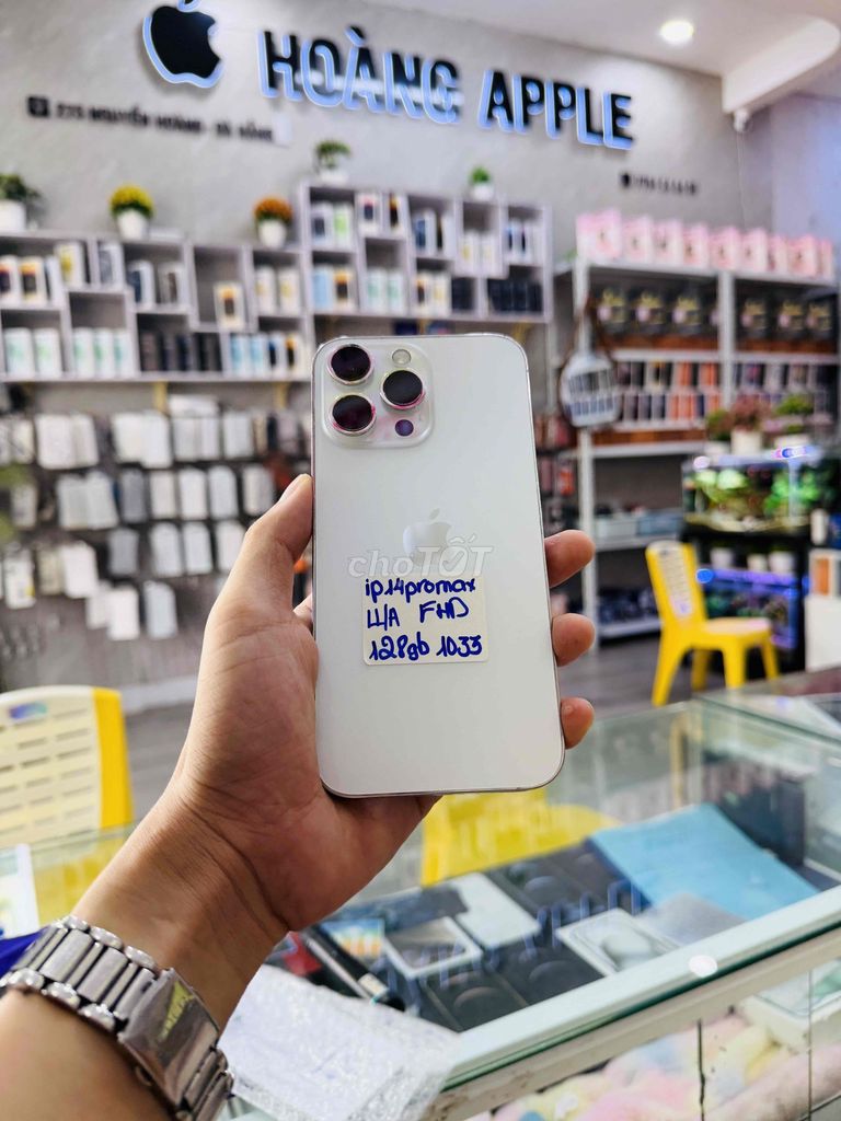 Apple iPhone 14 Pro Max 128GB Trắng. Mua bán Điện thoại tại Quận Hải Châu Đà Nẵng được đăng bởi Hoàng Táo 273 Nguyễn Hoàng hình 1