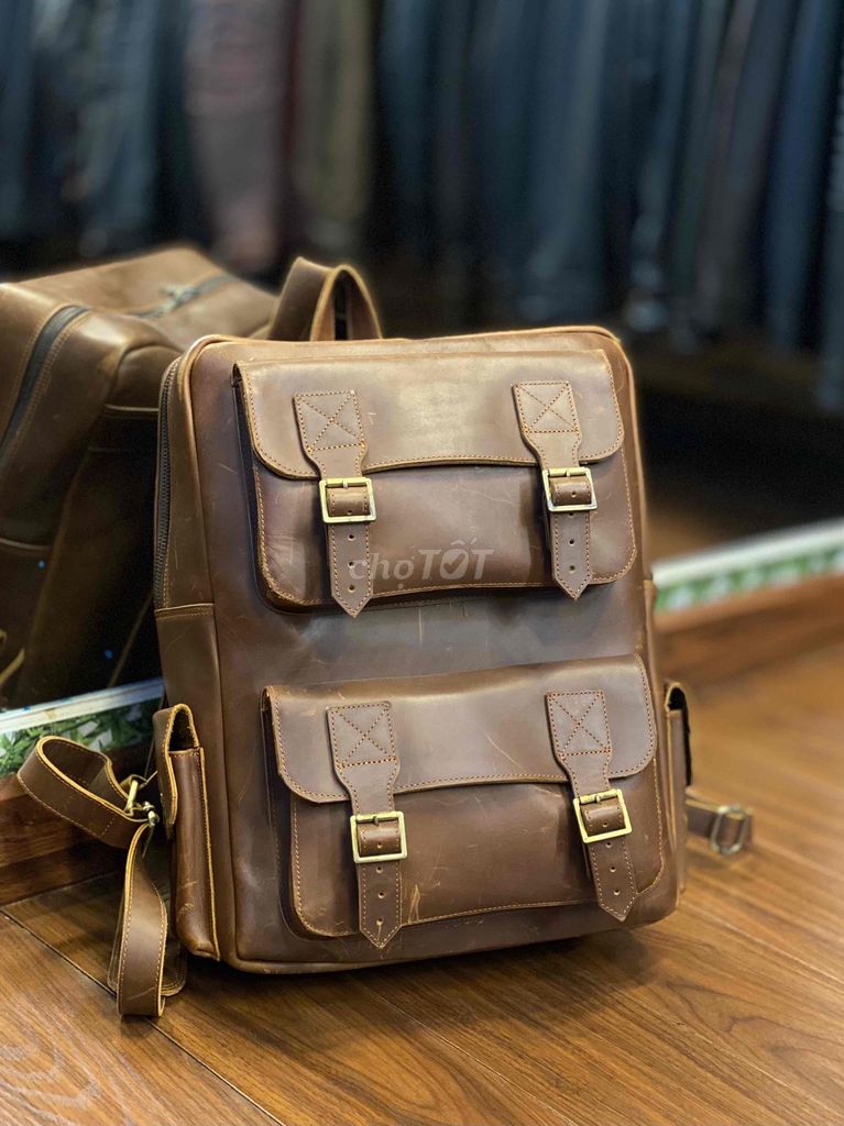 Balo nam, nữ Bin Store.68 form lớn da bò cao cấp. Mua bán Túi xách tại Huyện Kiến Thuỵ Hải Phòng được đăng bởi  Nguyễn Minh Châu hình 1