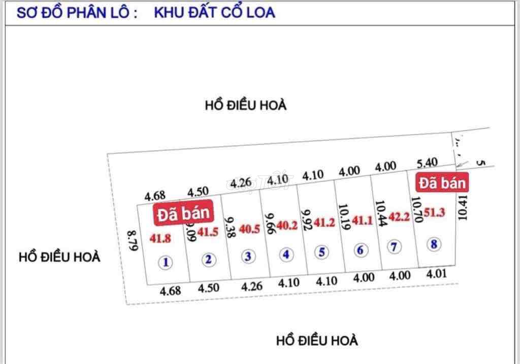 Cạnh Vin Cổ Loa- 2 tỷ- oto Đỗ Đất- View Hồ- giá Đầu Tư