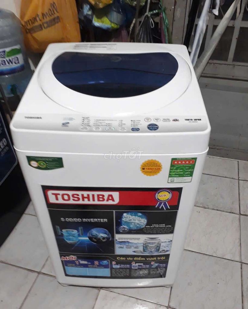 Máy giặt toshiba 7.0kg.giặt vắt êm 🥐