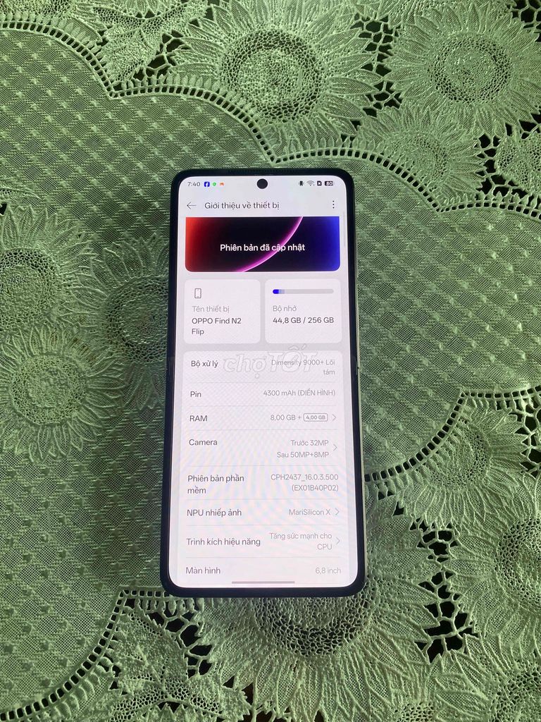 oppo find n2 flip chính hãng 256gb. Mua bán Điện thoại tại Quận Bình Thuỷ Cần Thơ được đăng bởi KengBu hình 1
