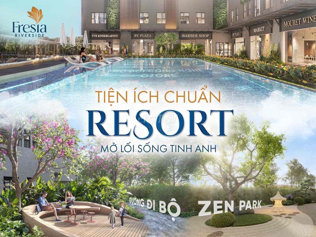 Căn hộ Resort Fresia Riverside 2PN/54m2 chiết khấu đến 6% đợt 1. Mua bán Căn hộ/Chung cư tại Thành phố Biên Hòa Đồng Nai được đăng bởi Nguyễn Hoàng Land hình 3