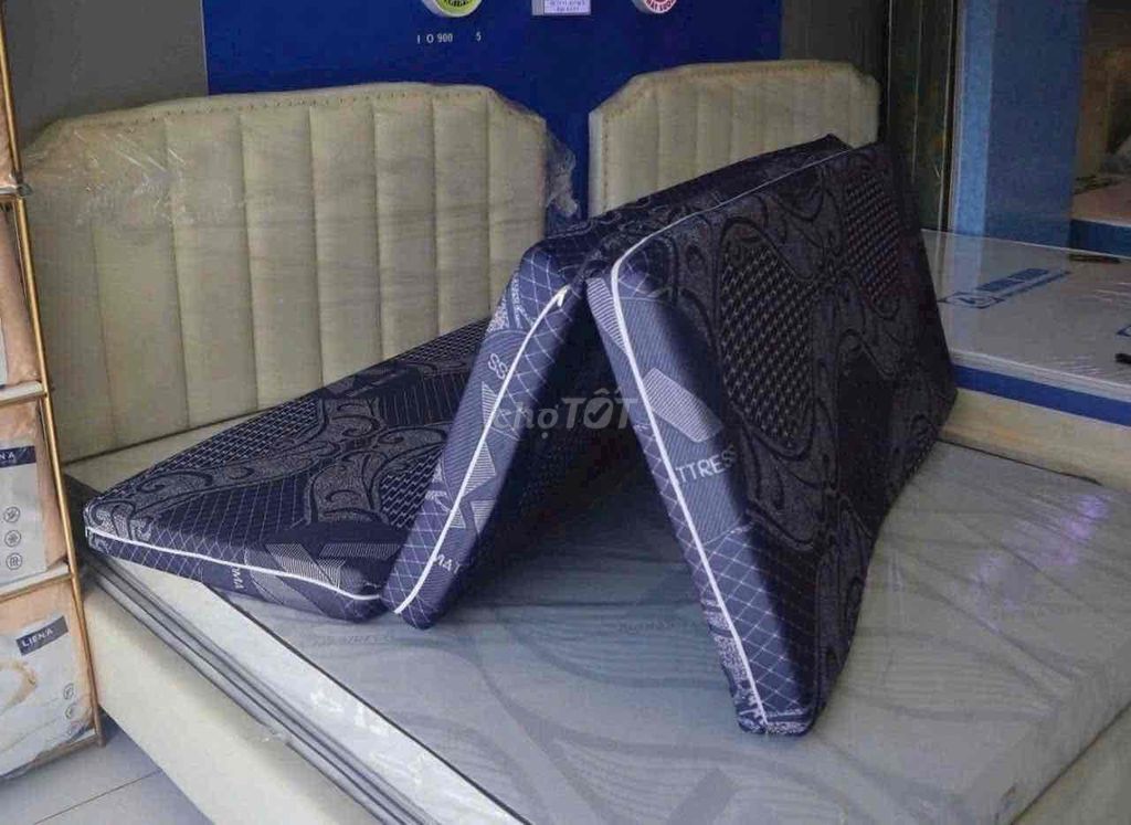 Nệm foam Aroma Luxury Gấp 3 Xám đen. Mua bán Giường, chăn ga gối nệm tại Thành phố Cà Mau Cà Mau được đăng bởi Nệm Giá Kho Cà Mau hình 1