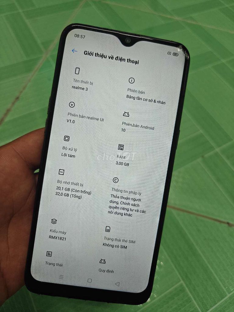 Realme 3. 2 sim 4g. game nhẹ ok. Mua bán Điện thoại tại Thành phố Bến Tre Bến Tre được đăng bởi Lê Trường hình 1