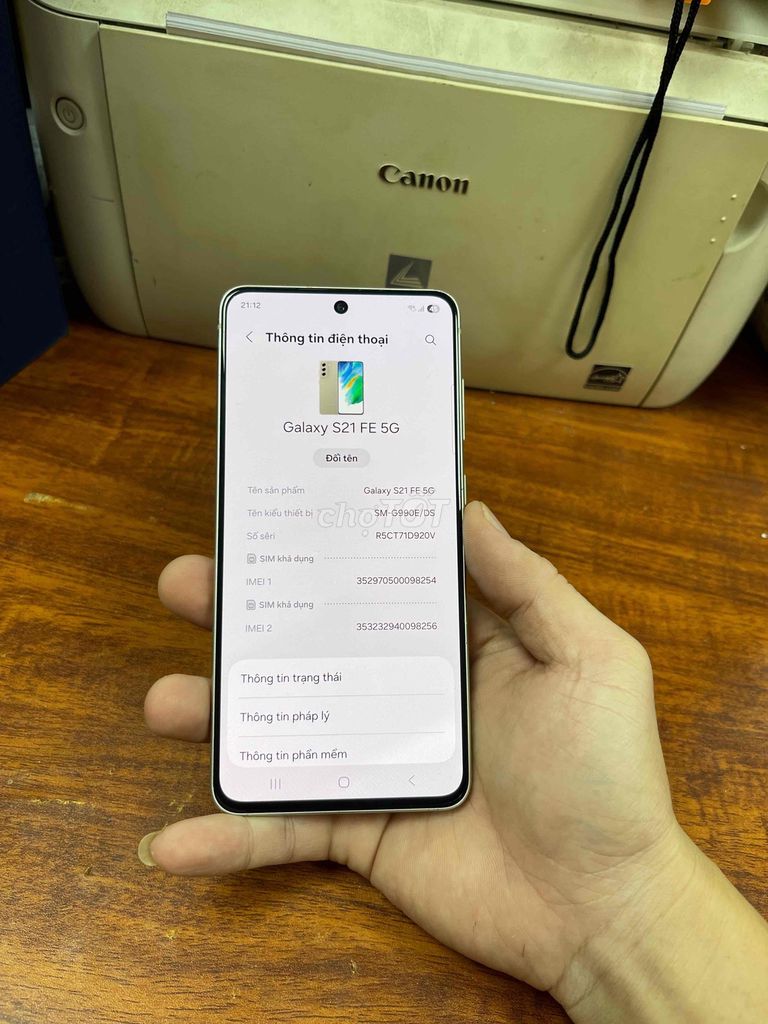 Samsung Galaxy S21 FE 5G 8GB/128GB Xanh. Mua bán Điện thoại tại Thành phố Long Khánh Đồng Nai được đăng bởi Dũng hình 1