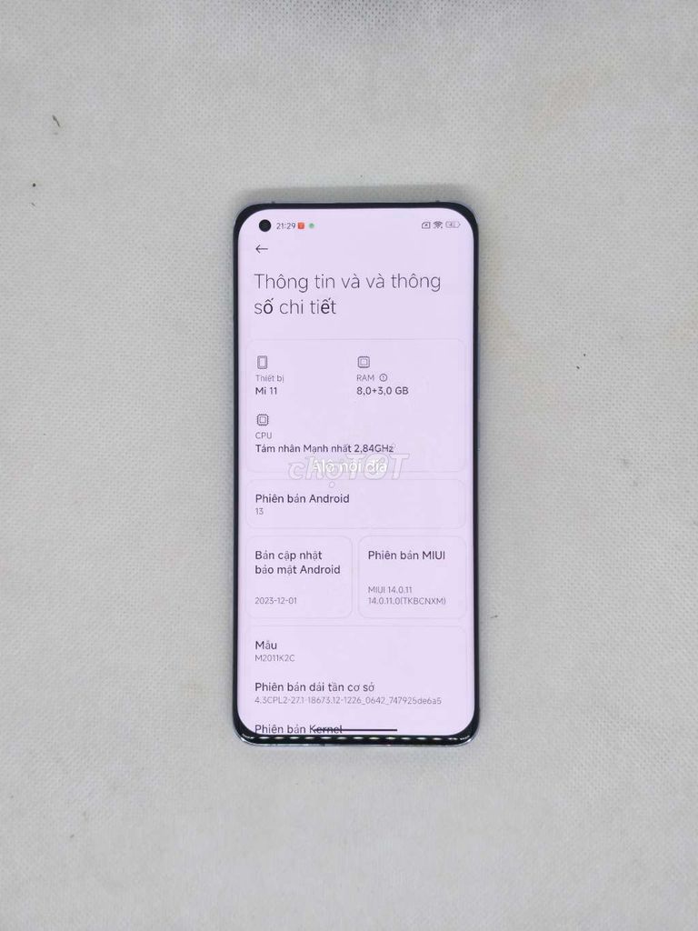 Xiaomi Mi 11 Tím 8/128GB, cod toàn quốc . Mua bán Điện thoại tại Quận Thanh Xuân Hà Nội được đăng bởi Đỗ Mạnh Nhuận hình 1
