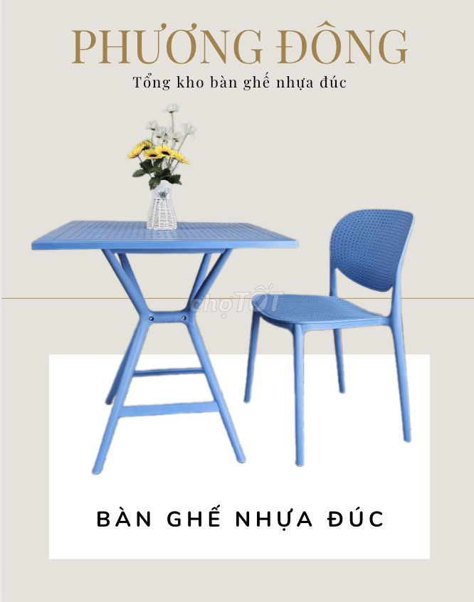 GHẾ NHỰA ĐÚC NGUYÊN KHỐI