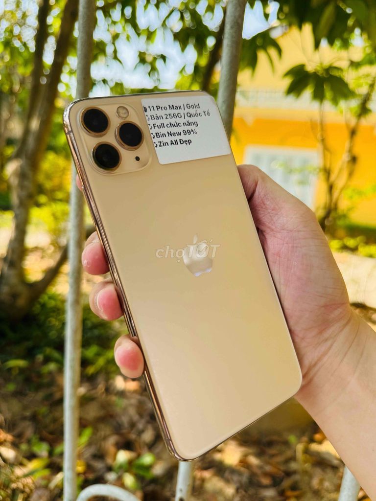 💥 11 Pro Maxx / QT 256G / Màu Gold Zin All. Mua bán Điện thoại tại Thành phố Huế Thừa Thiên Huế được đăng bởi Hoàng Lộc Smartphone  hình 1