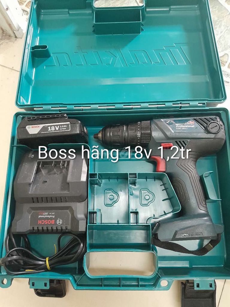 Máy khoan pin Boos. Mua bán Nội thất, đồ gia dụng khác tại Thành phố Hải Dương Hải Dương được đăng bởi Quang Bảo hình 1