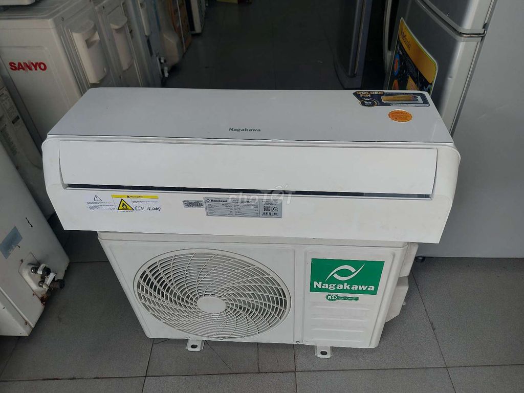 Máy lạnh 1hp Nagakawa mới sài6th còn bảo hành hãng