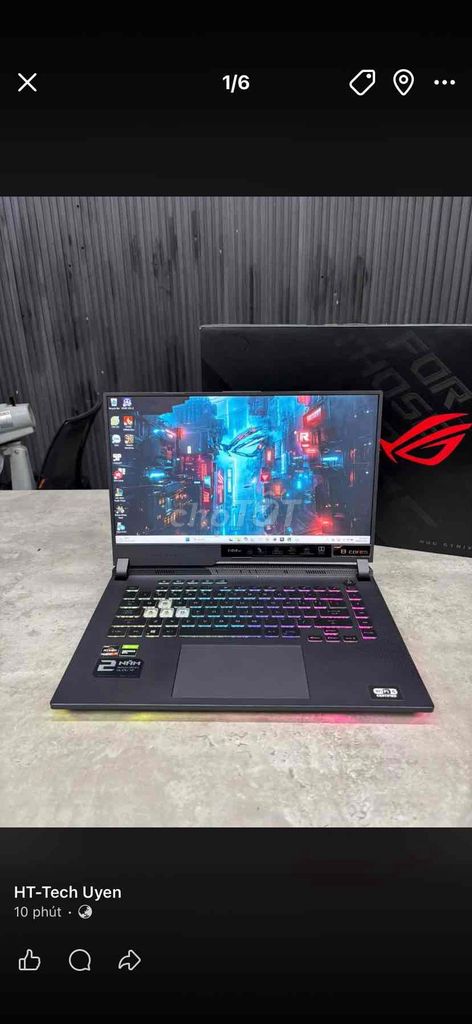 ASUS ROG Strix G513IH Ryzen 7 16GB/512GB. Mua bán Laptop tại Thành phố Biên Hòa Đồng Nai được đăng bởi Uyên Phạm hình 1